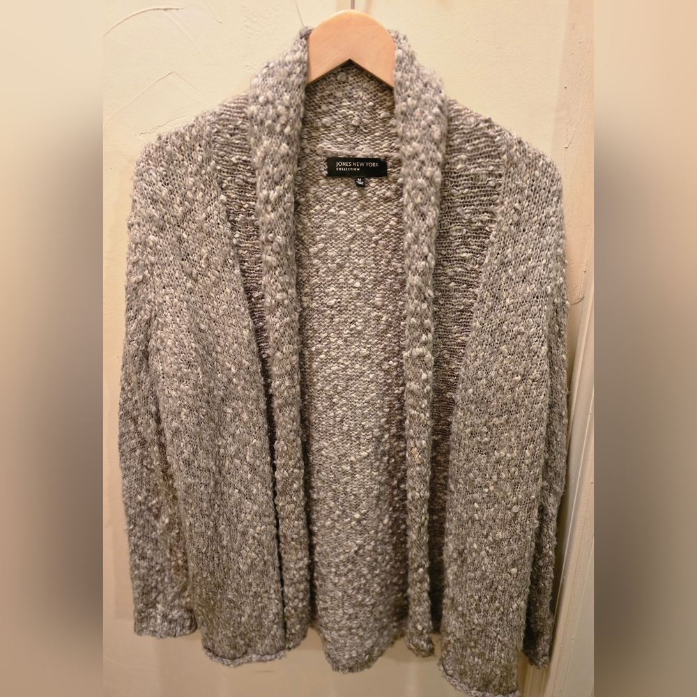 Jones New York Women's Textured Knit Cardigan   Medium